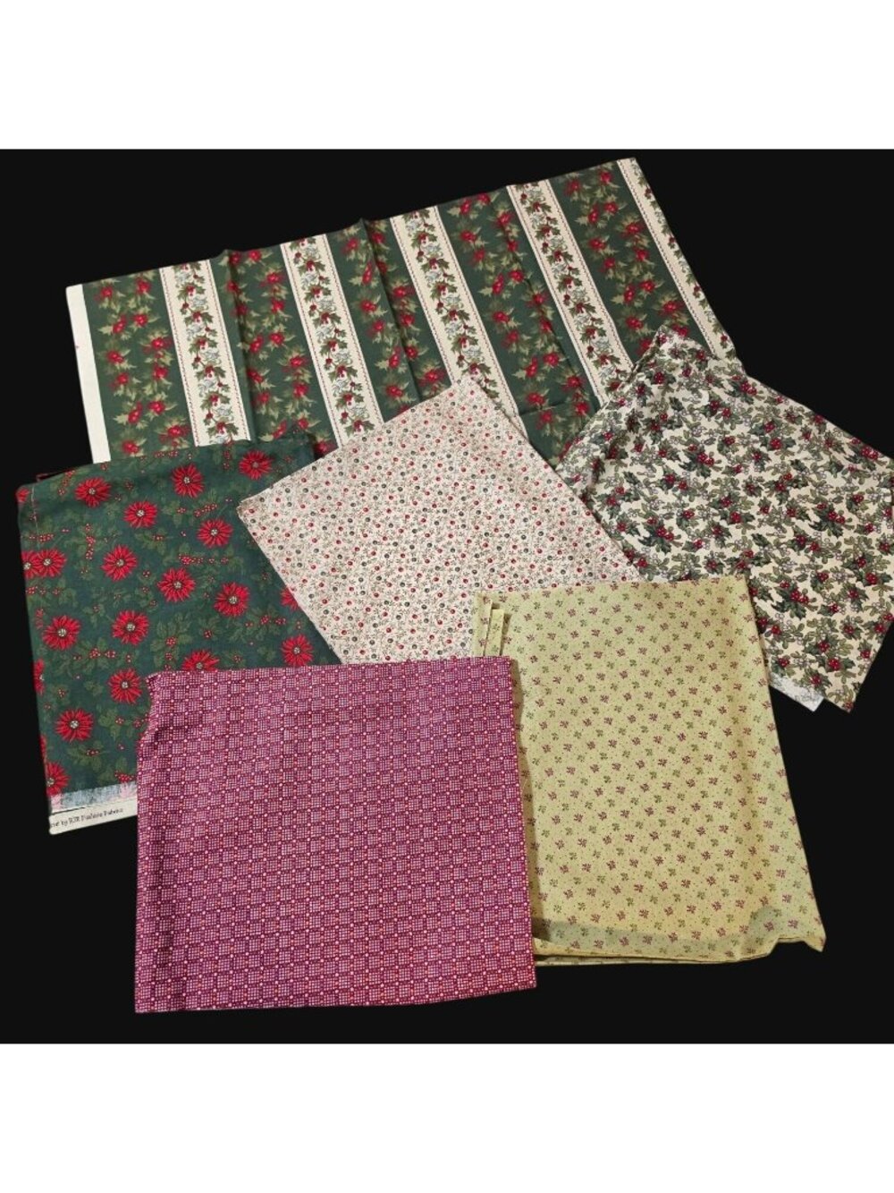 Keepsake Quilting Christmas Wrapping Medley Fabric Bundle RJR A Season In Time